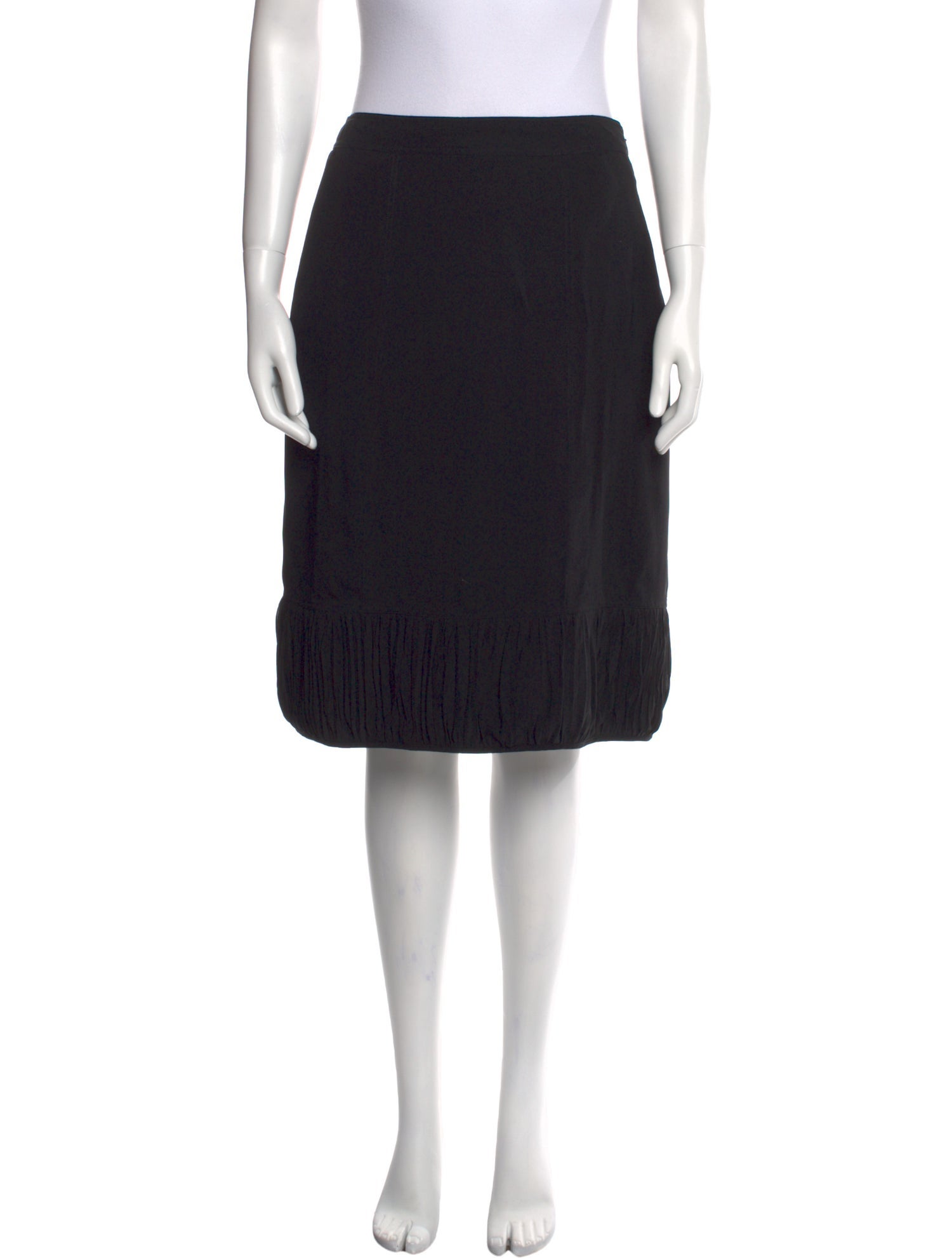Burberry London Silk Knee-Length Skirt