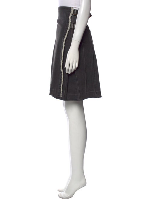 Burberry London Pleated Accents Knee-Length Skirt