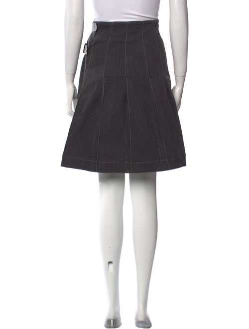 Burberry London Pleated Accents Knee-Length Skirt