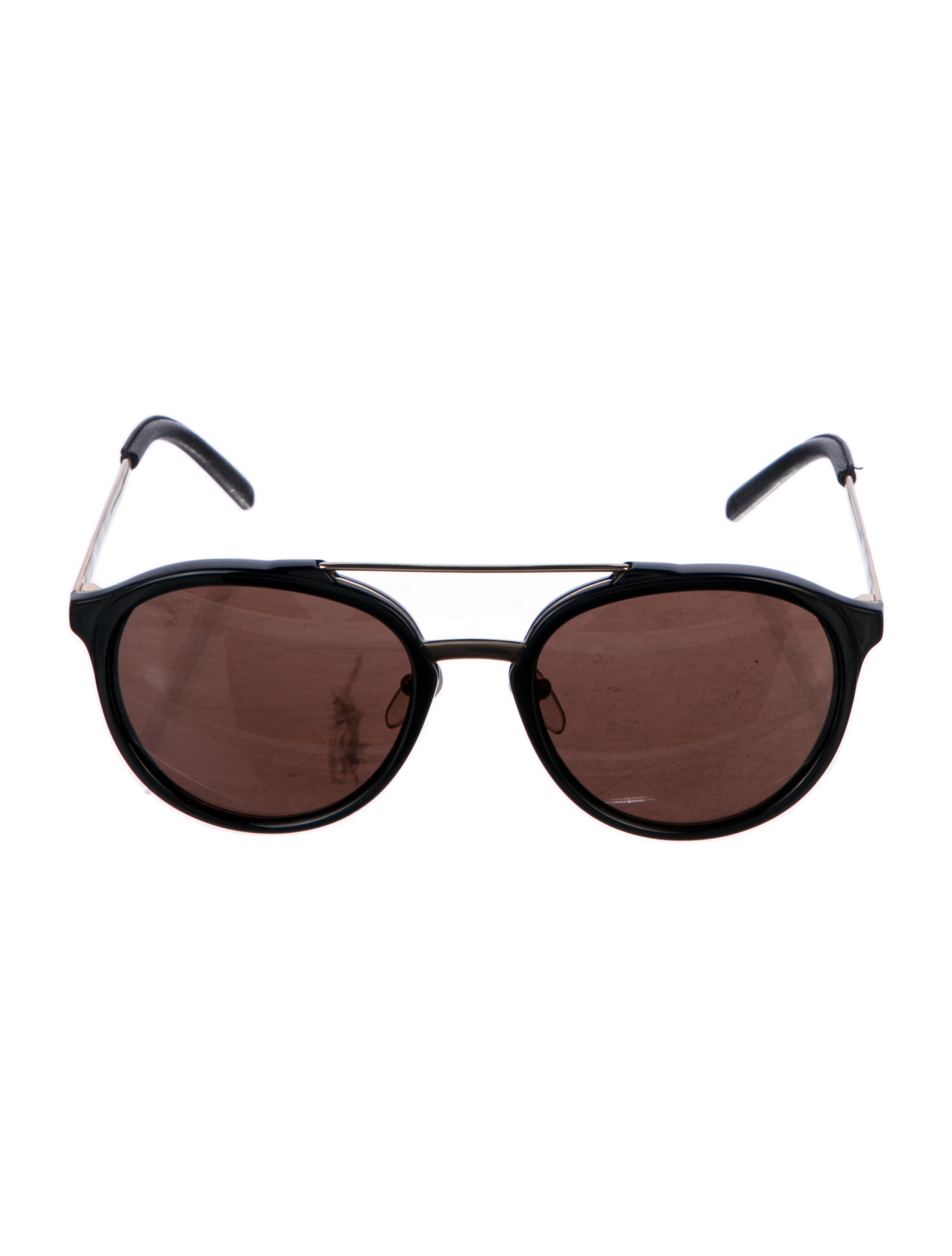 Burberry London Nova Check Pattern Aviator Sunglasses