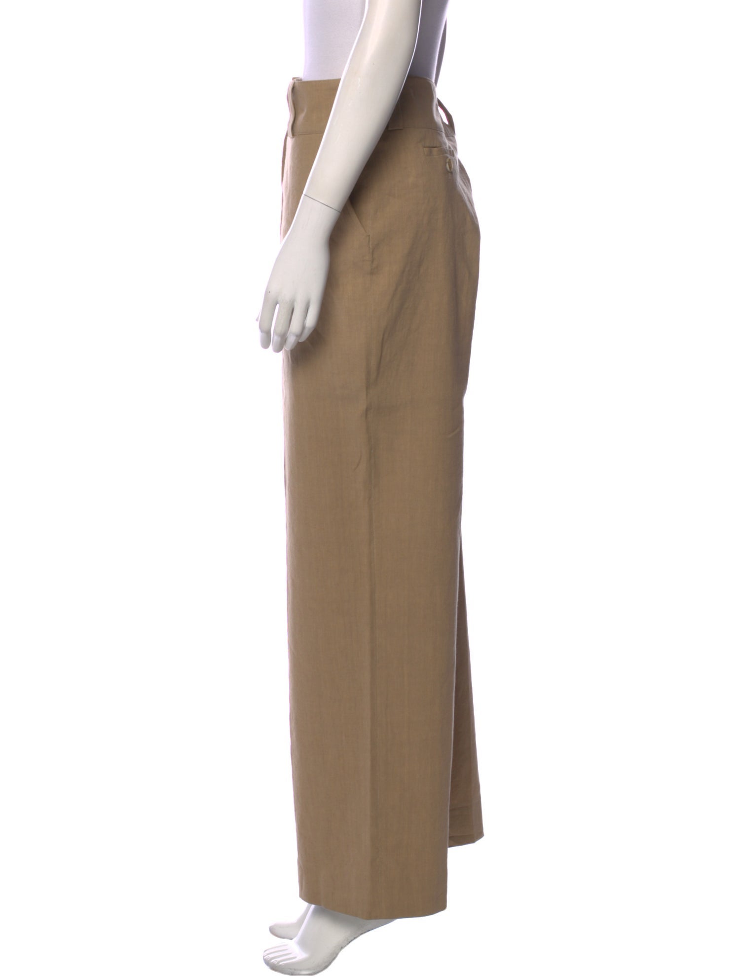 Burberry London Linen Wide Leg Pants