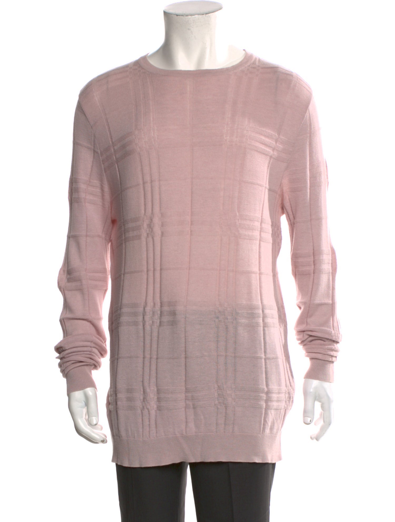 Burberry London Crew Neck Long Sleeve Pullover
