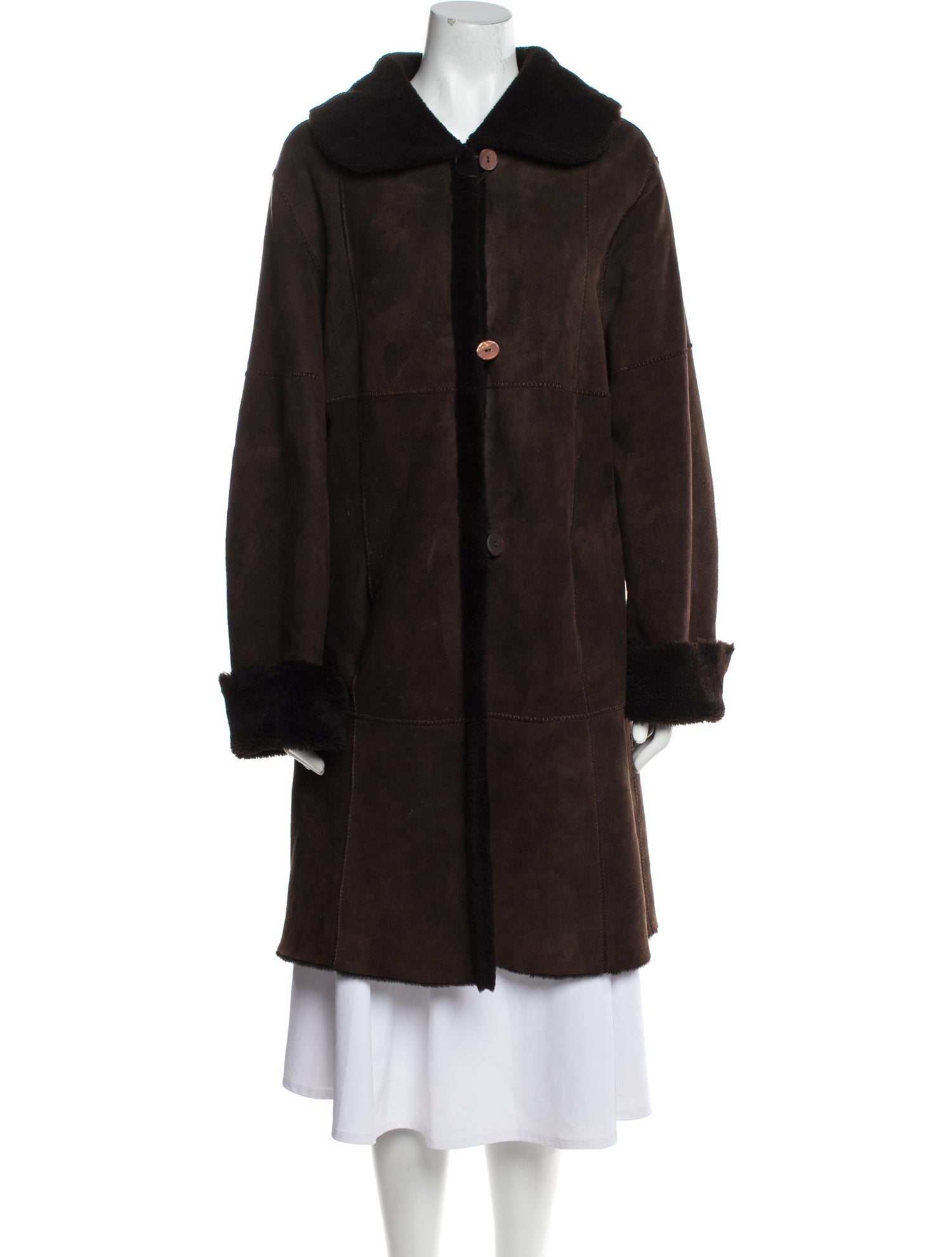 Burberry London Shearling Coat