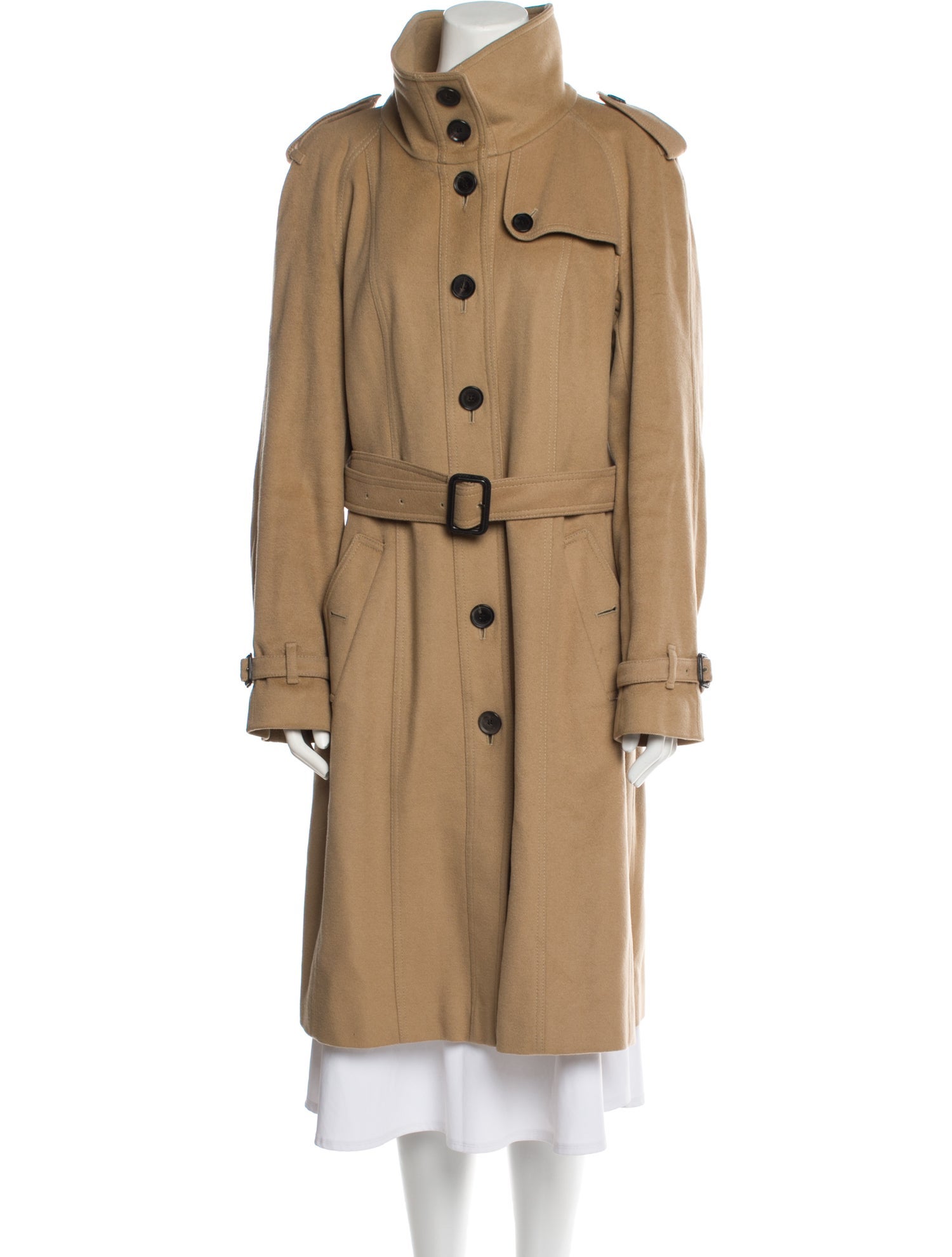 Burberry London Virgin Wool Trench Coat