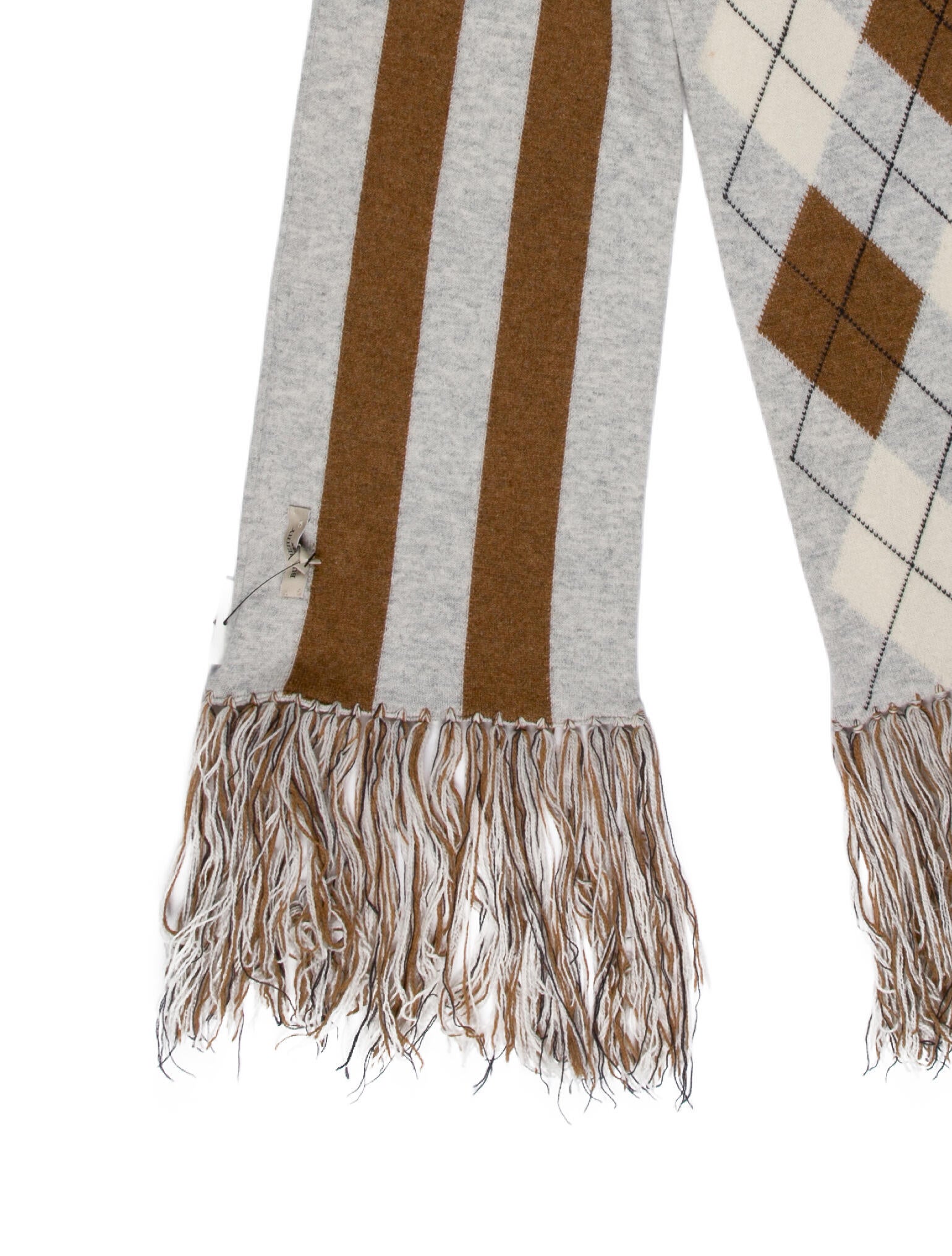 Burberry London Plaid Print Scarf