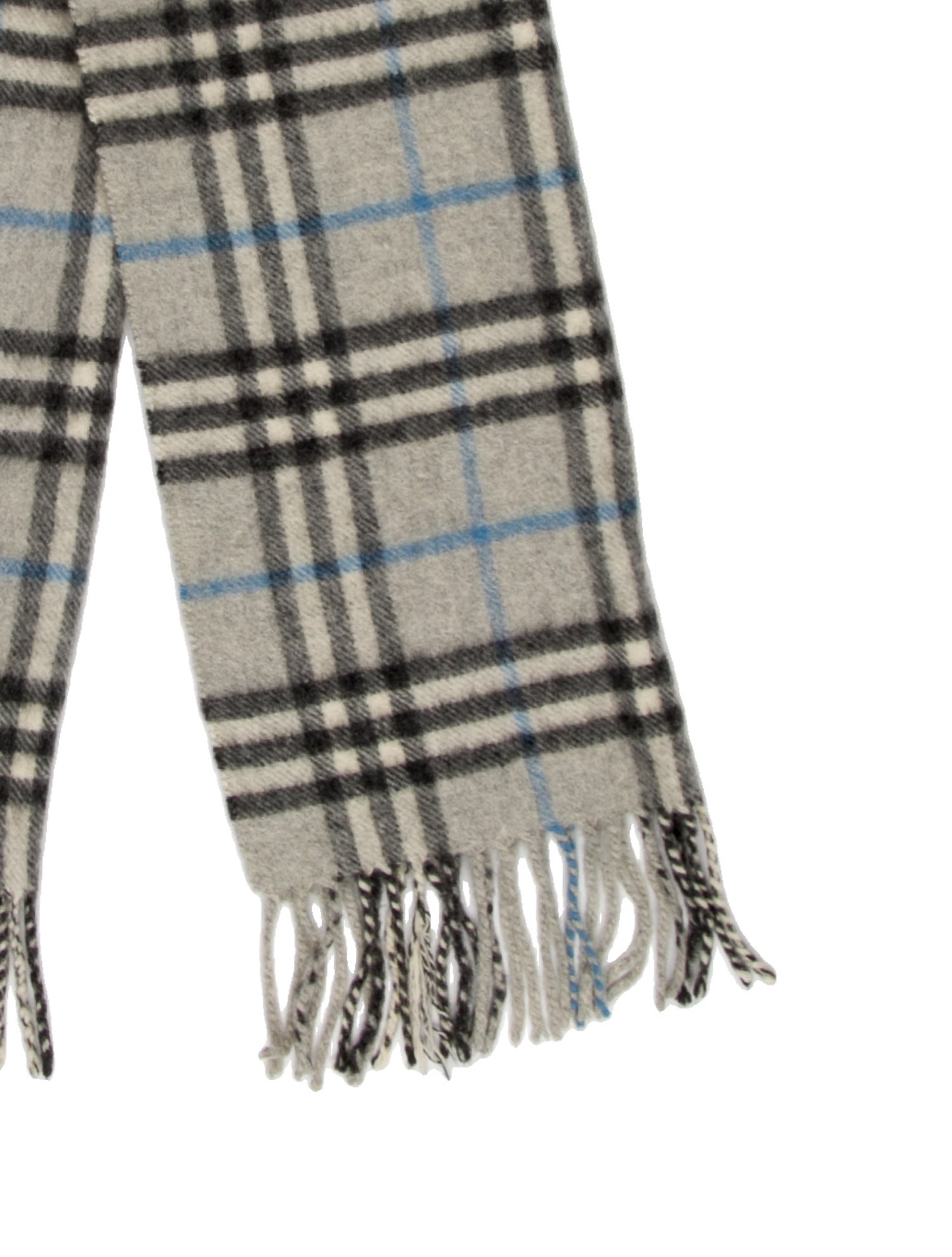 Burberry London Cashmere House Check Pattern Scarf