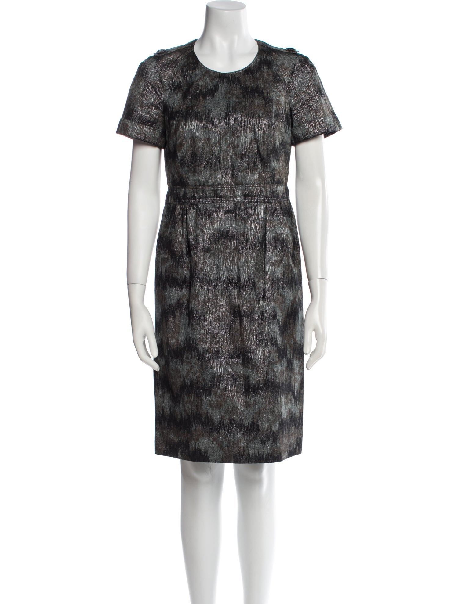 Burberry London Printed Knee-Length Dress