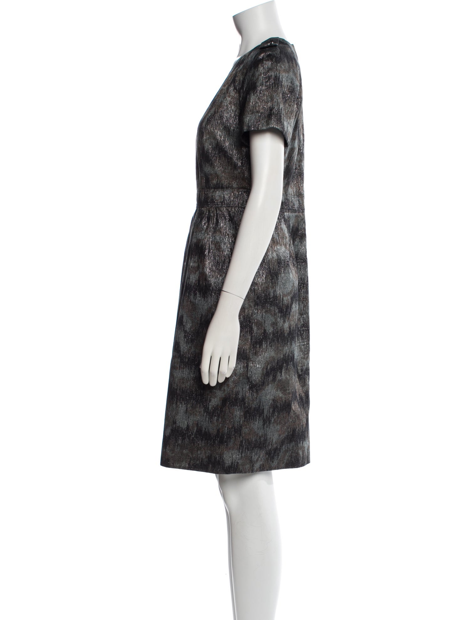 Burberry London Printed Knee-Length Dress