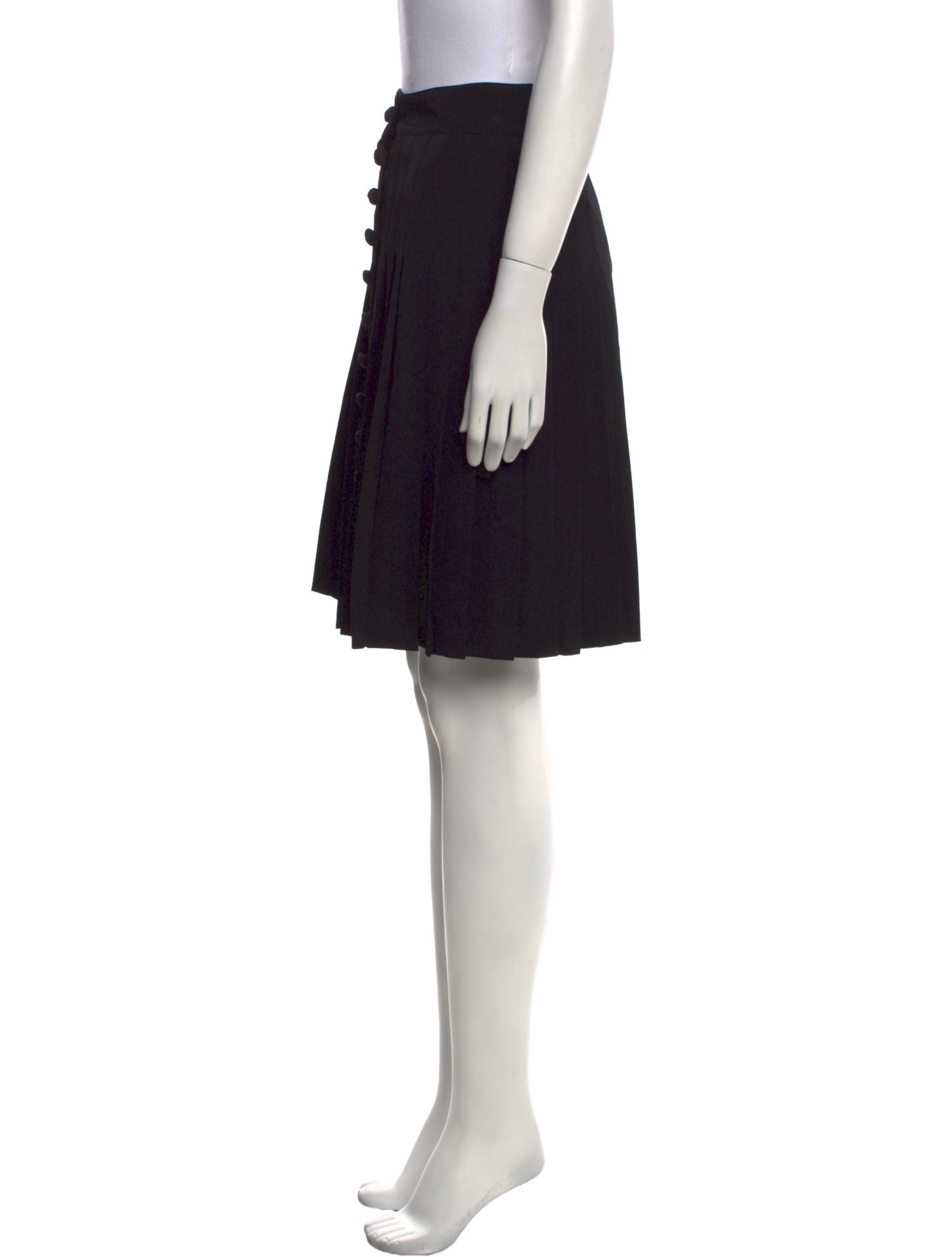 Burberry London Wool Knee-Length Skirt