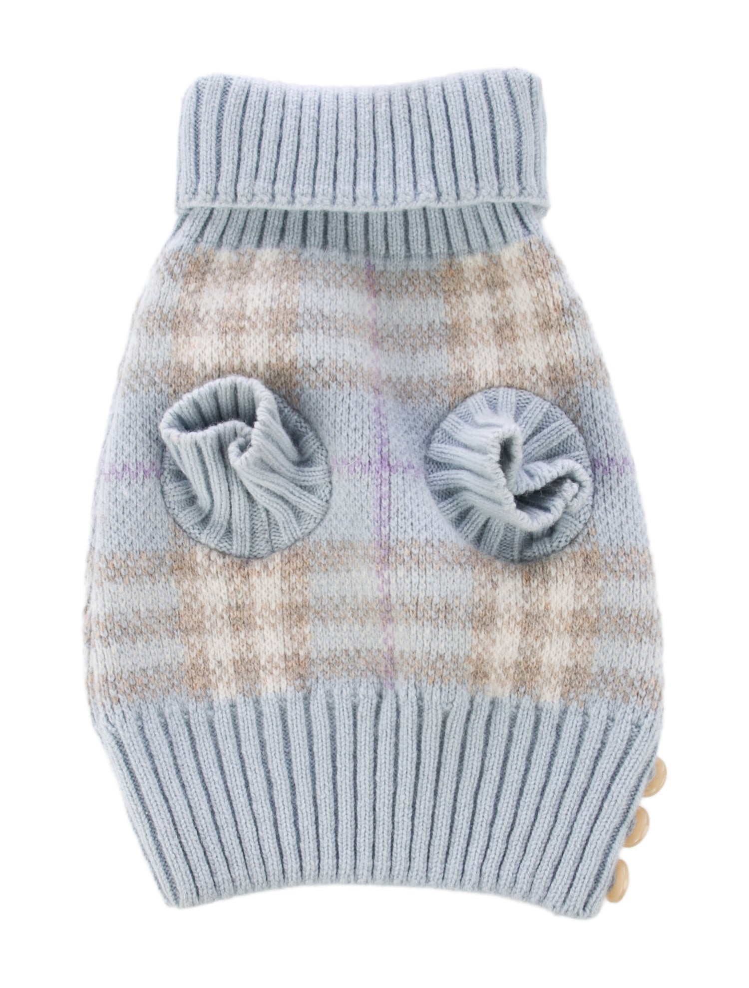 Burberry London Patterned Virgin Wool Dog Sweater