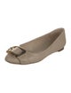 Burberry Leather Ballet Flats