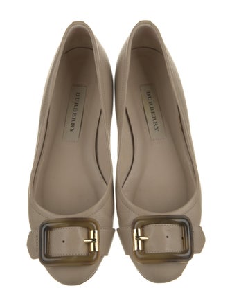 Burberry Leather Ballet Flats
