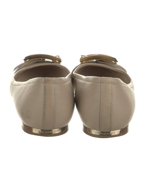 Burberry Leather Ballet Flats