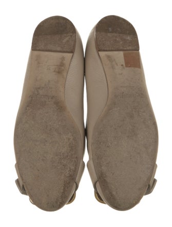 Burberry Leather Ballet Flats