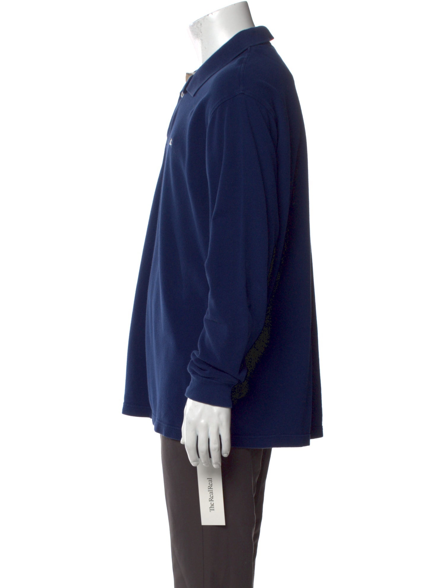 Burberry London House Check Pattern V-Neck Polo Shirt