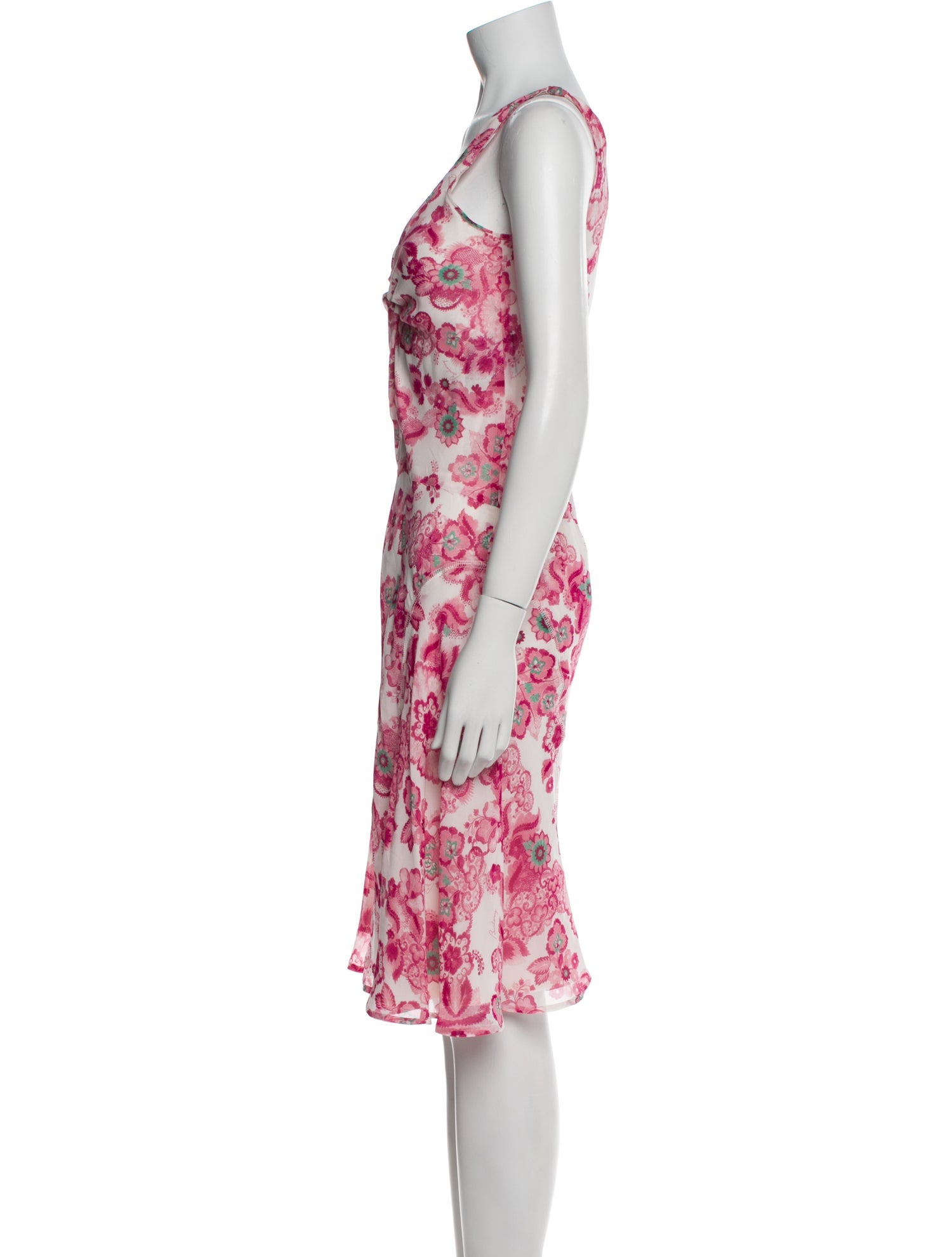 Burberry London Silk Knee-Length Dress