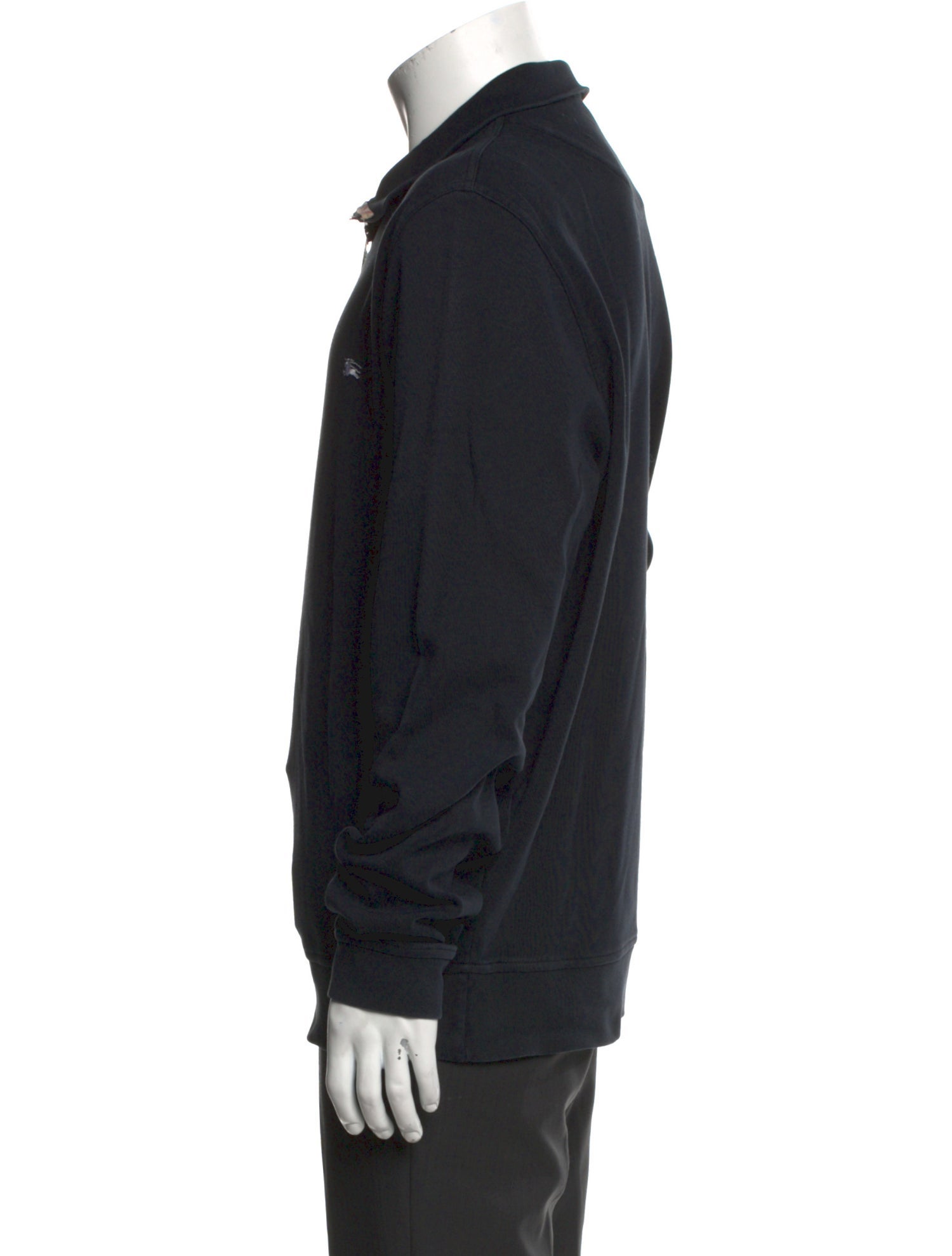 Burberry London Nova Check Pattern Collar Sweatshirt