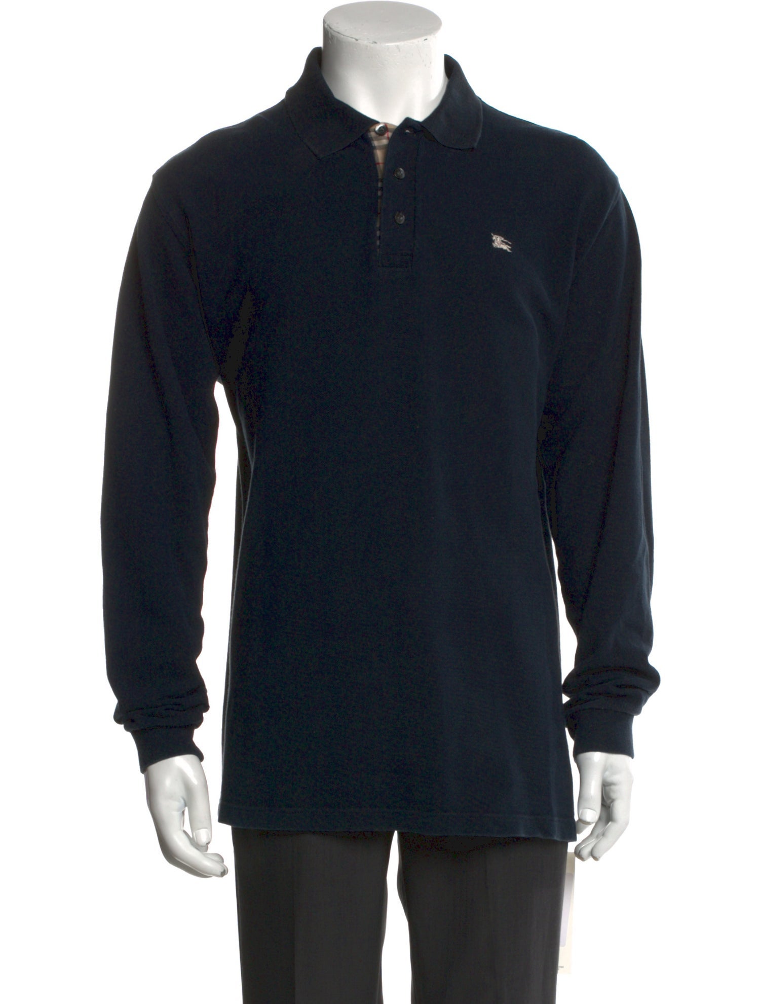 Burberry London House Check Pattern Collar Polo Shirt