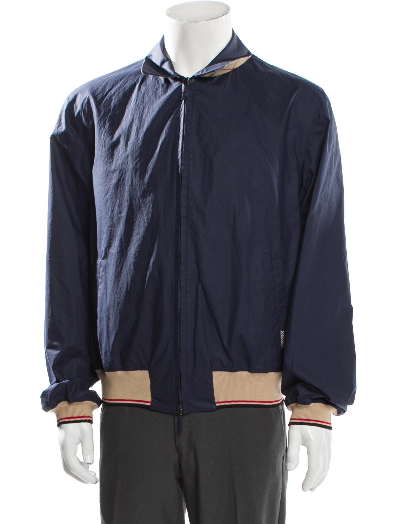 Burberry London Exploded Check Pattern Windbreaker