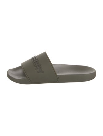 Burberry London Nova Check Pattern Rubber Slides