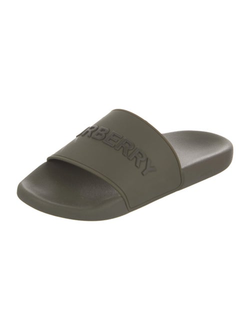 Burberry London Nova Check Pattern Rubber Slides