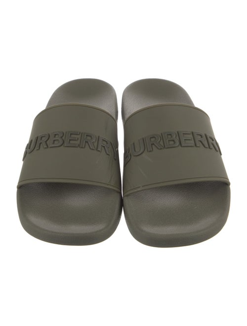 Burberry London Nova Check Pattern Rubber Slides