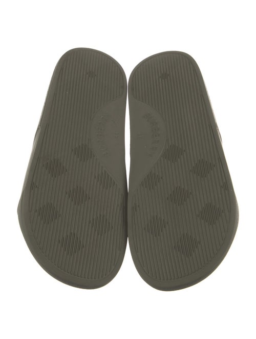 Burberry London Nova Check Pattern Rubber Slides