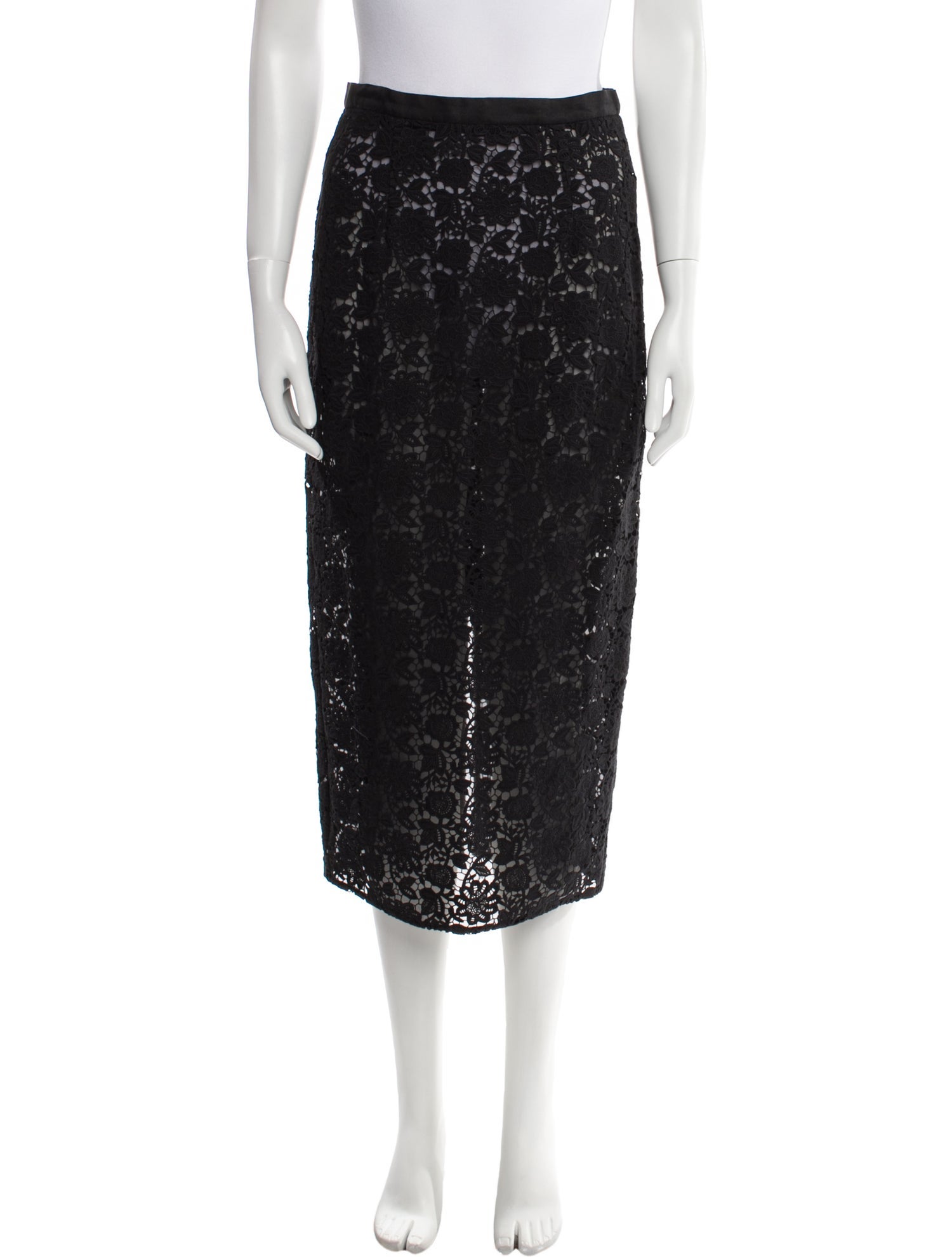 Burberry London Sequin Embellishments Midi Length Skirt