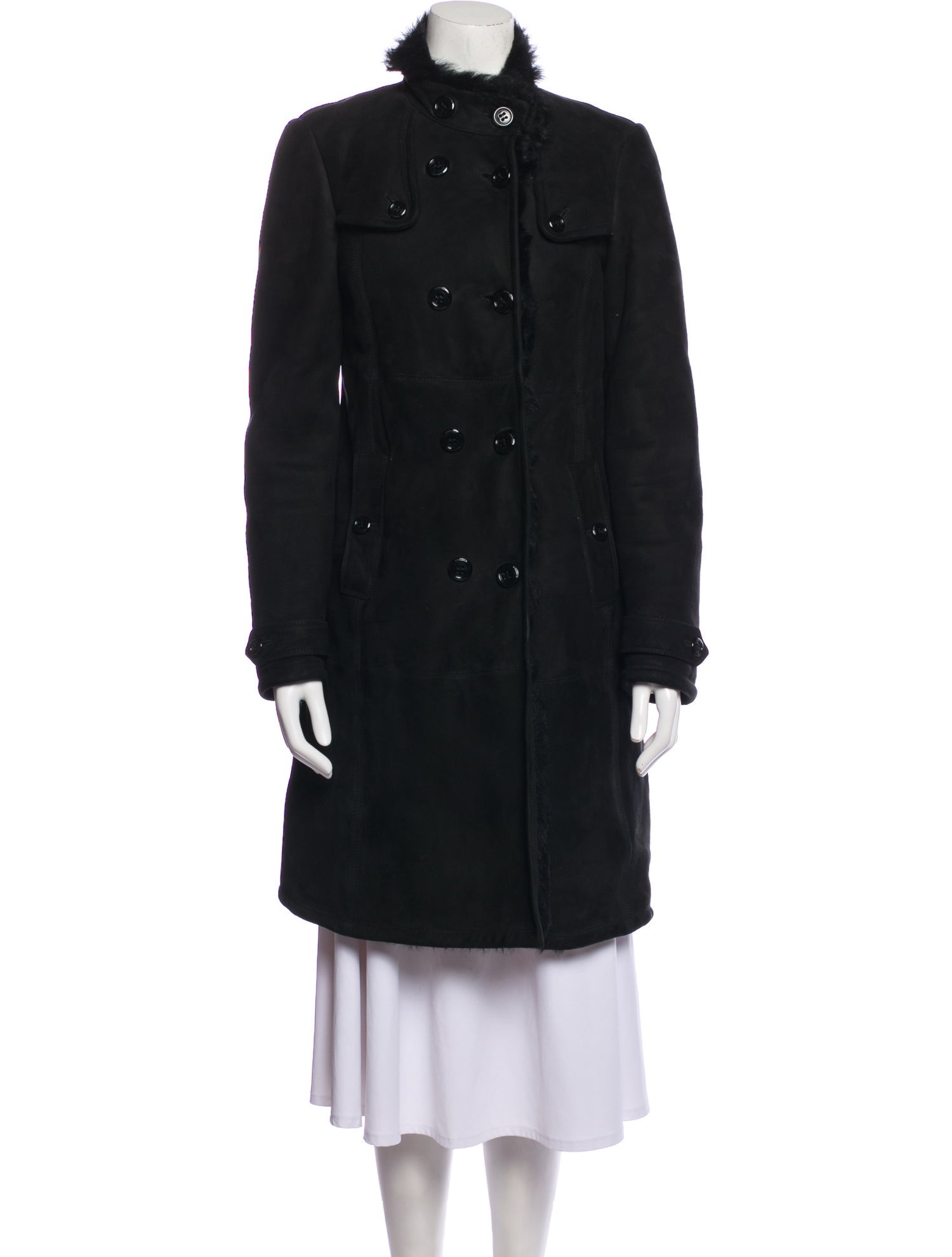 Burberry London Shearling Fur Coat