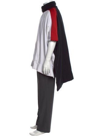 Burberry House Check Pattern Turtleneck Hoodie