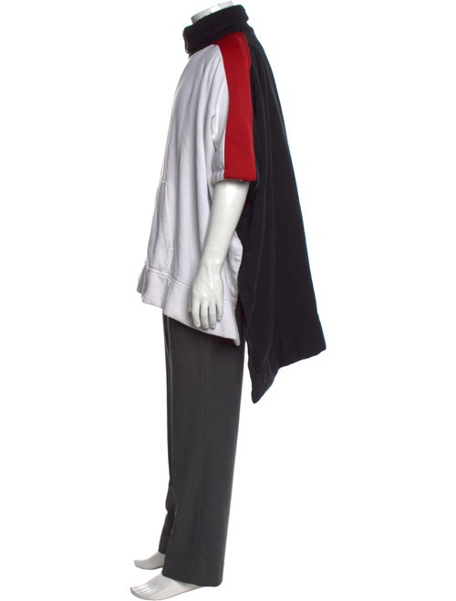 Burberry House Check Pattern Turtleneck Hoodie