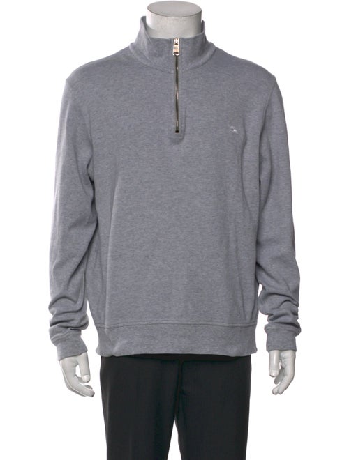 Burberry London House Check Pattern Turtleneck Sweatshirt