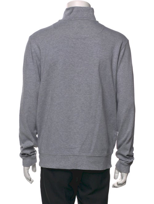 Burberry London House Check Pattern Turtleneck Sweatshirt