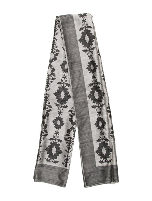 Burberry London Silk Floral Print Scarf