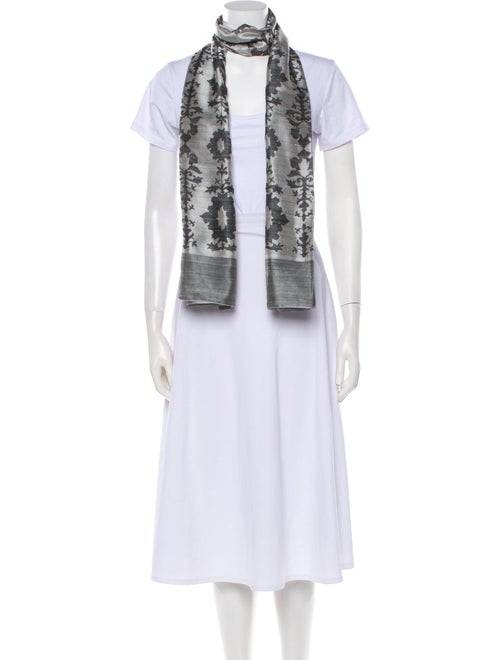 Burberry London Silk Floral Print Scarf