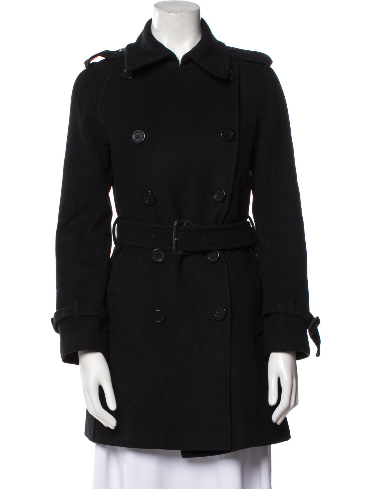 Burberry London Wool Trench Coat