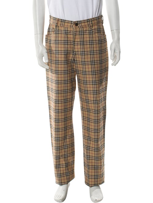 Burberry London Nova Check Pattern Pants