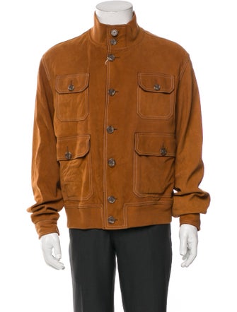 Burberry London Leather Utility Jacket