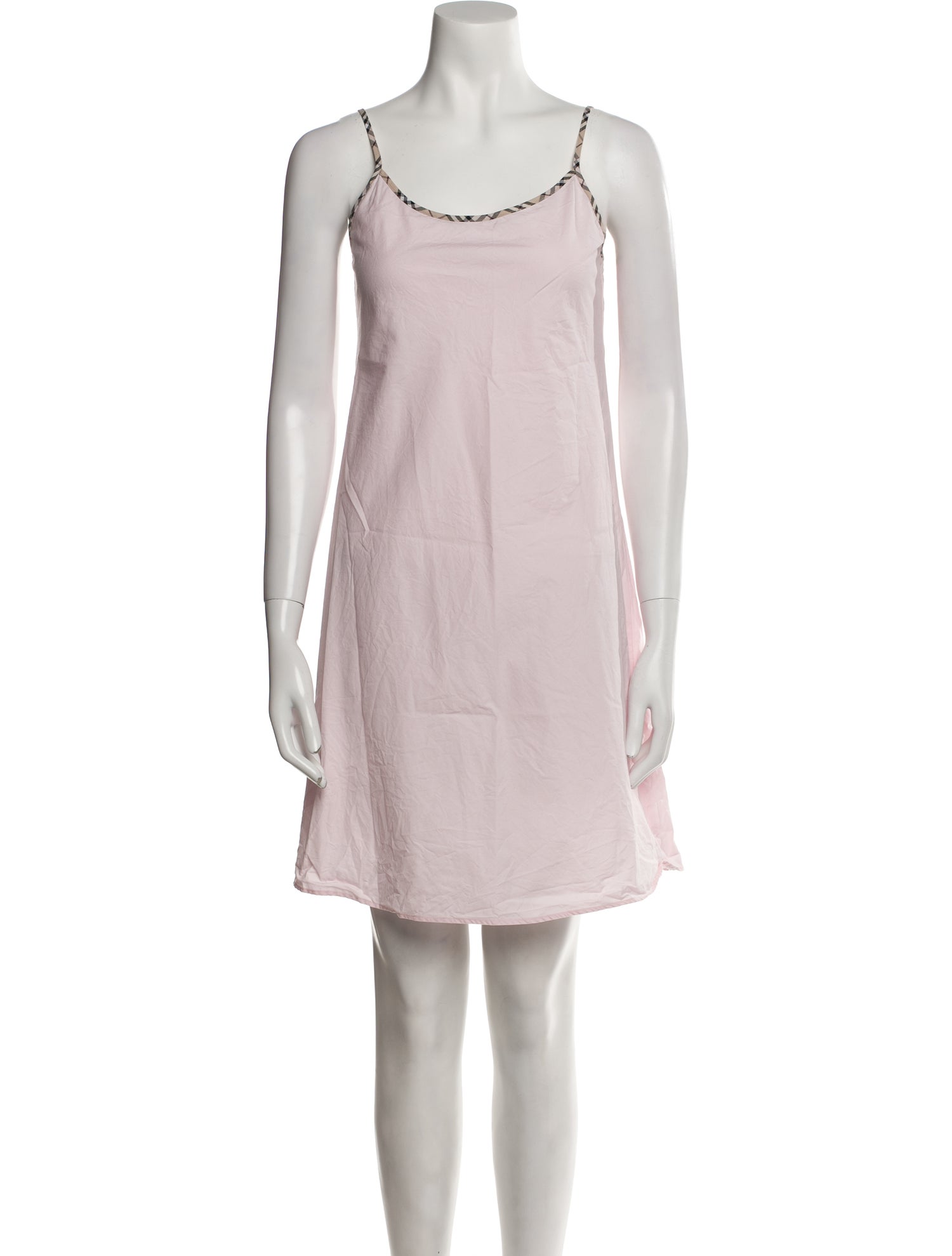 Burberry London Scoop Neck Mini Dress