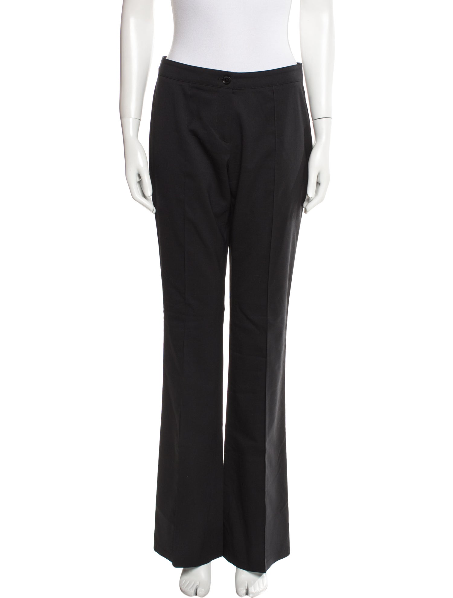 Burberry London Virgin Wool Wide Leg Pants