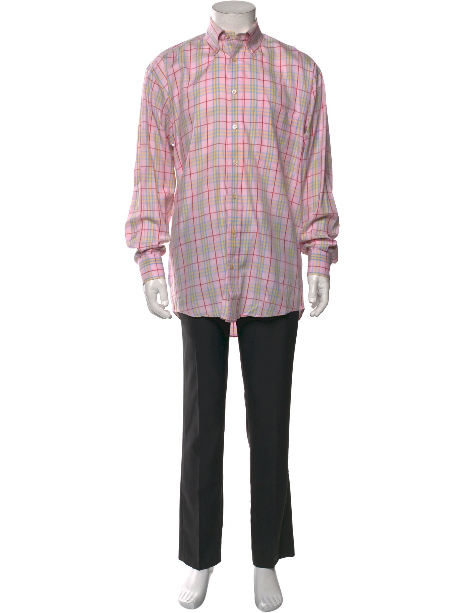 Burberry London Vintage Check Plaid Print Shirt