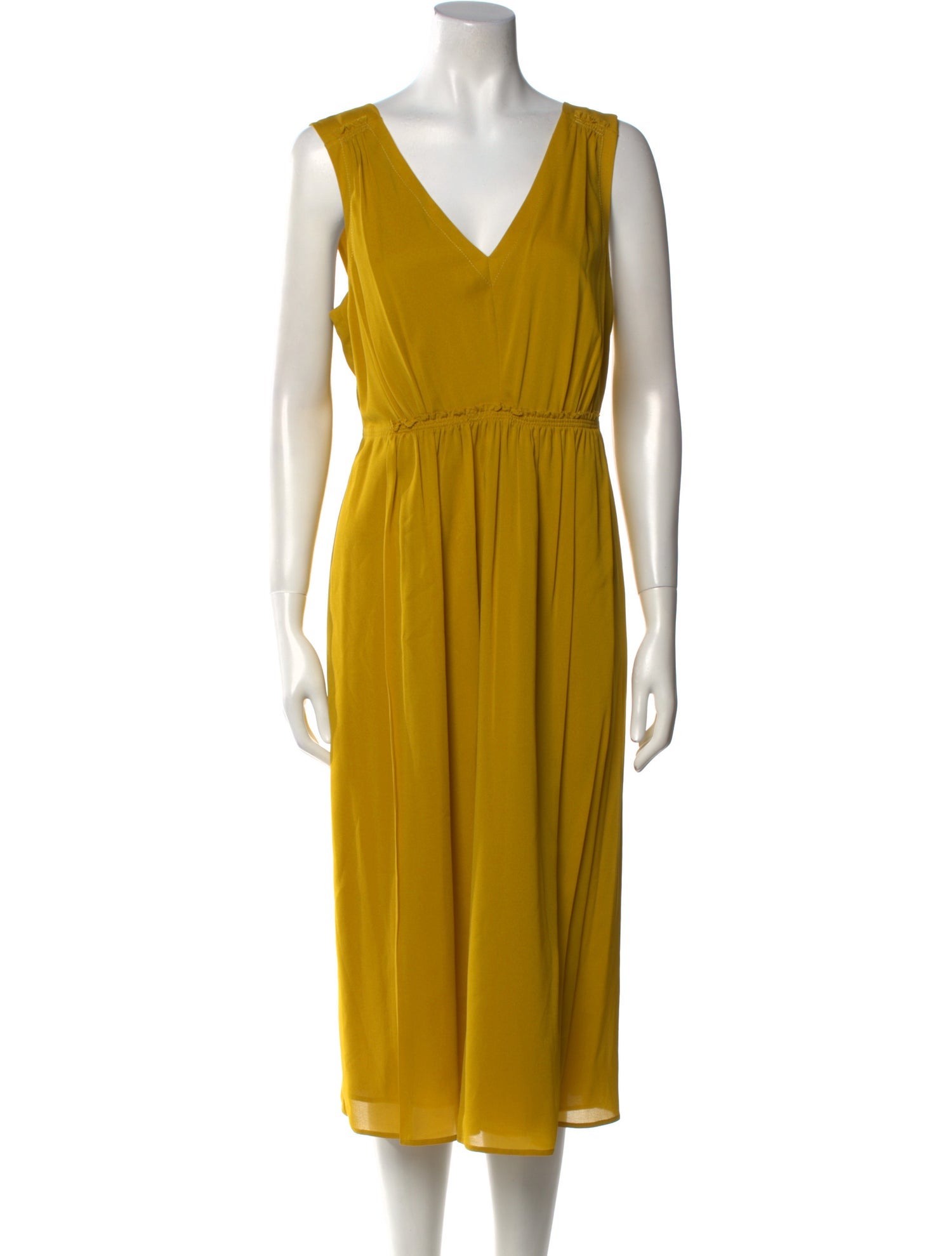 Burberry London Silk Midi Length Dress