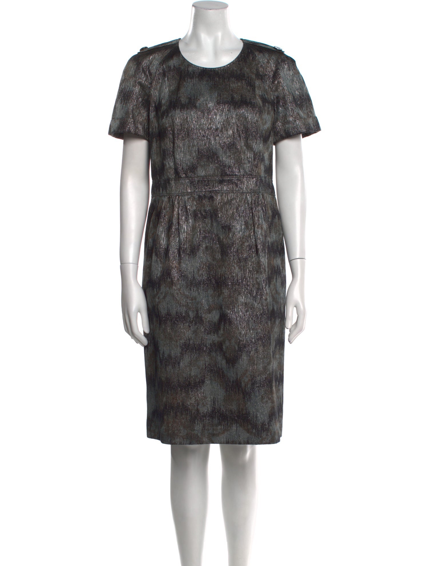Burberry London Printed Knee-Length Dress