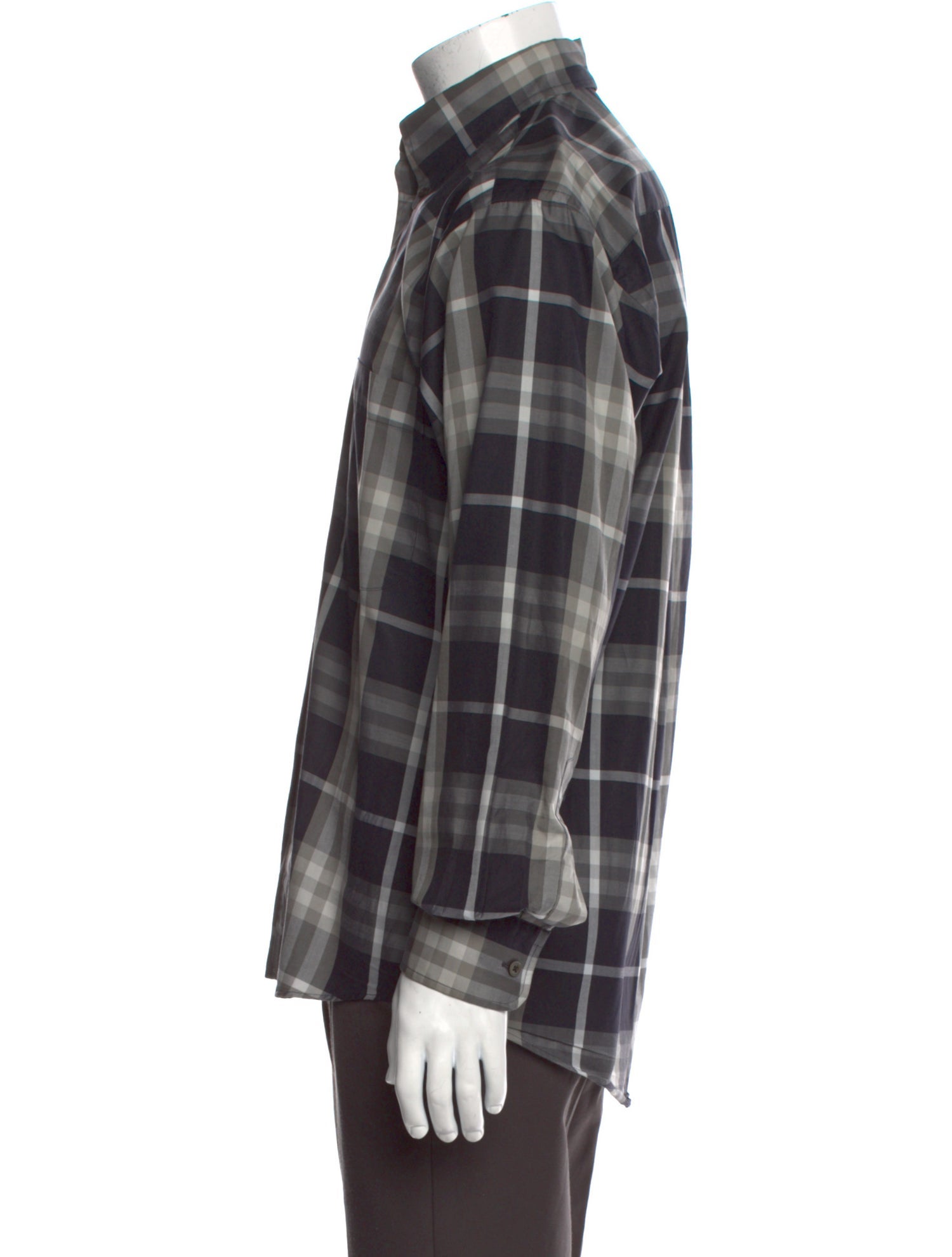 Burberry London Nova Check Pattern Long Sleeve Shirt