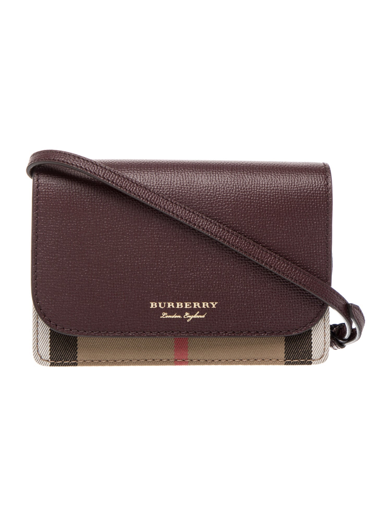 【BURBERRY】CROSSBODY BAG Burberry Hampshire Check Flap Crossbody Bag | Neiman Marcus
