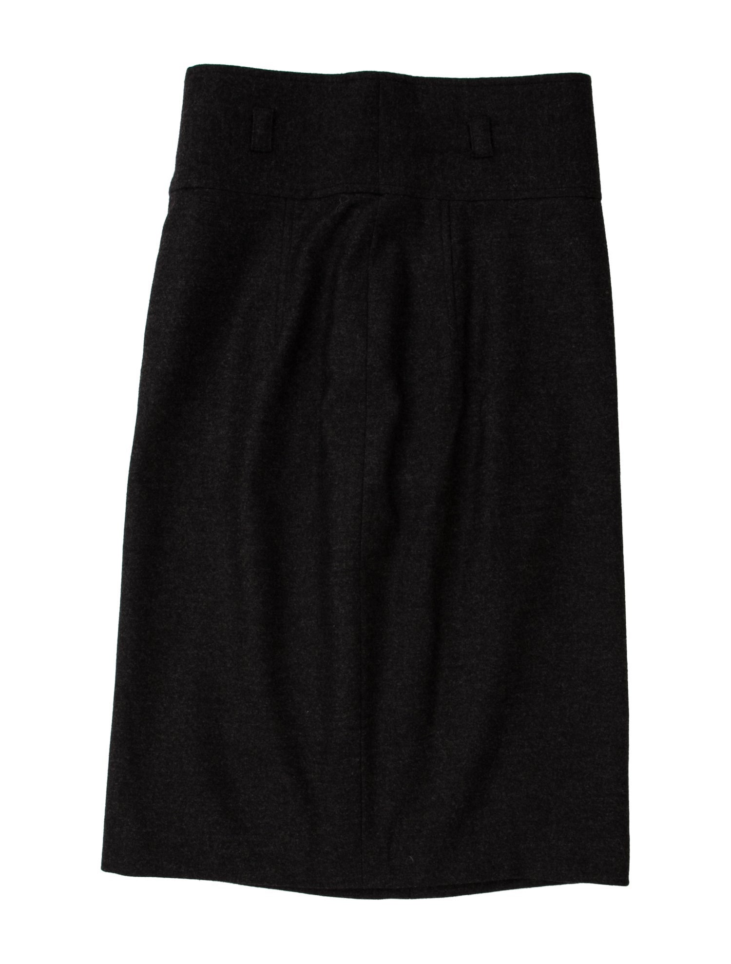 Burberry London Wool Knee-Length Skirt