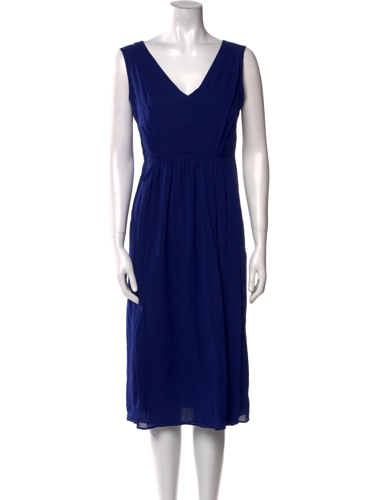 Burberry London Silk Midi Length Dress