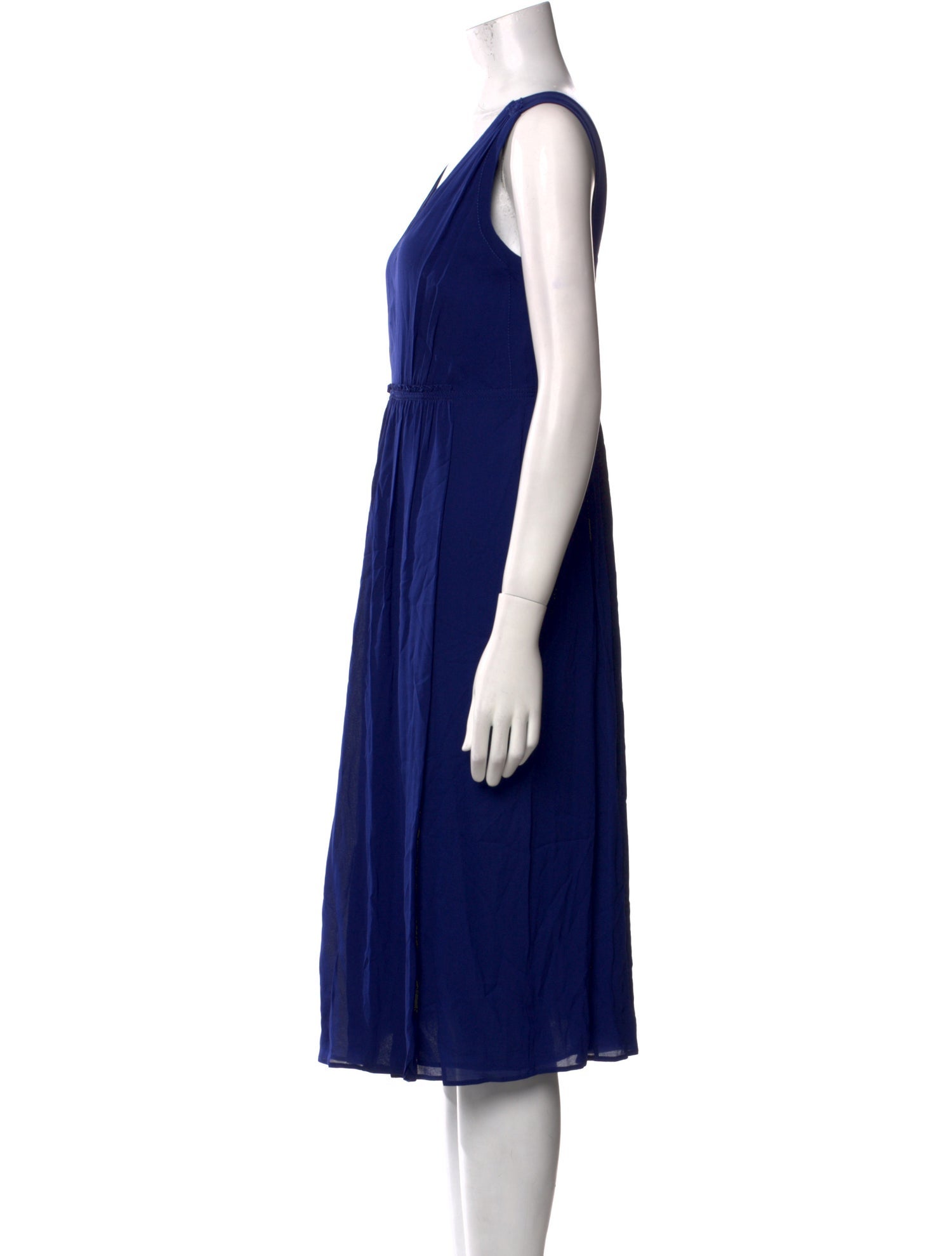 Burberry London Silk Midi Length Dress