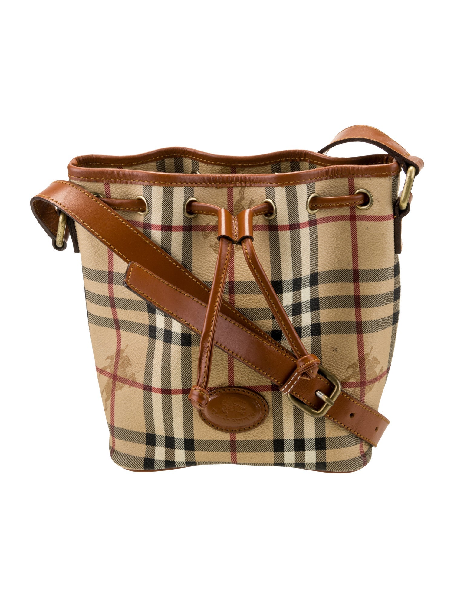Burberry's Haymarket Check Messenger Bag Vintage