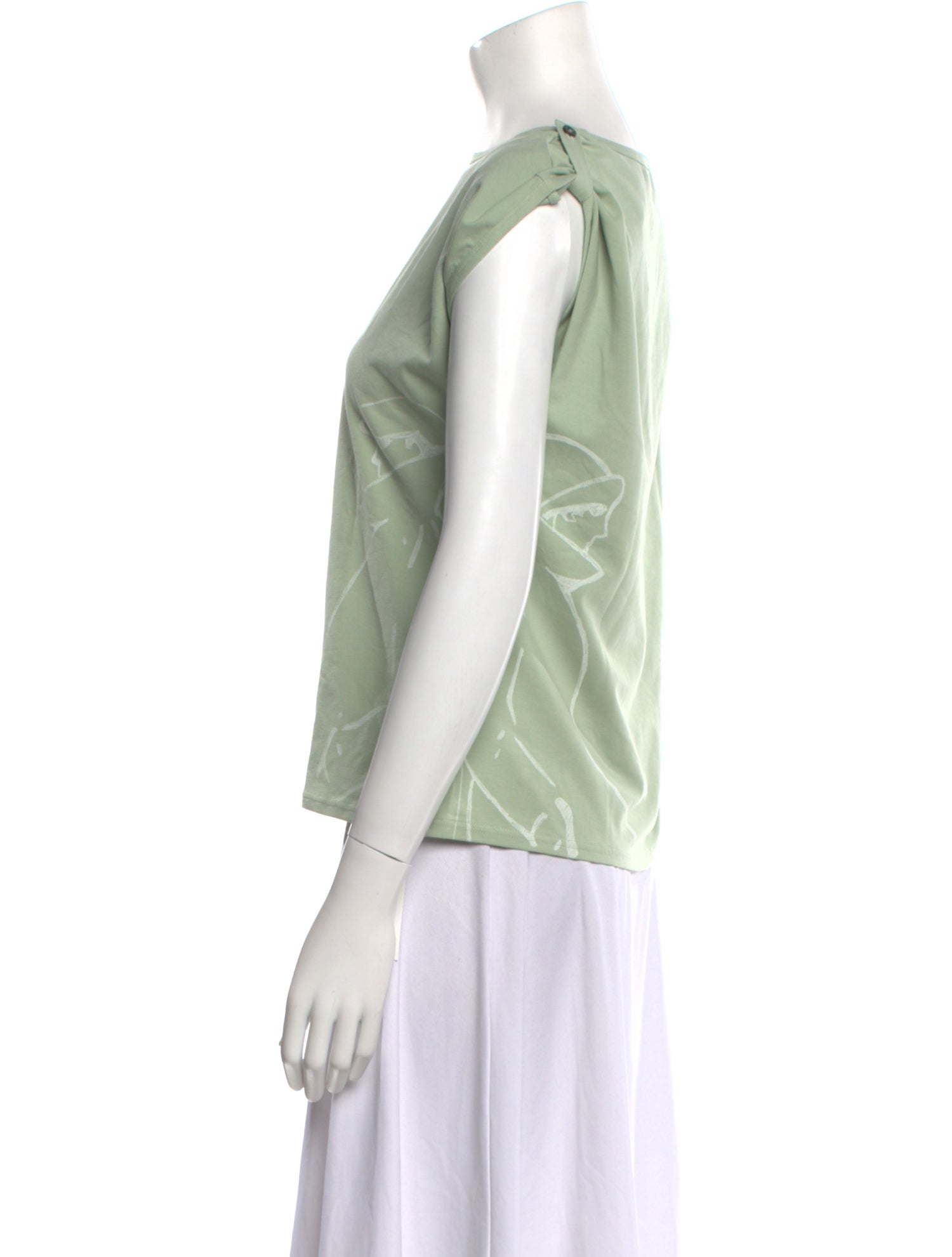 Burberry London Bateau Neckline Short Sleeve Top